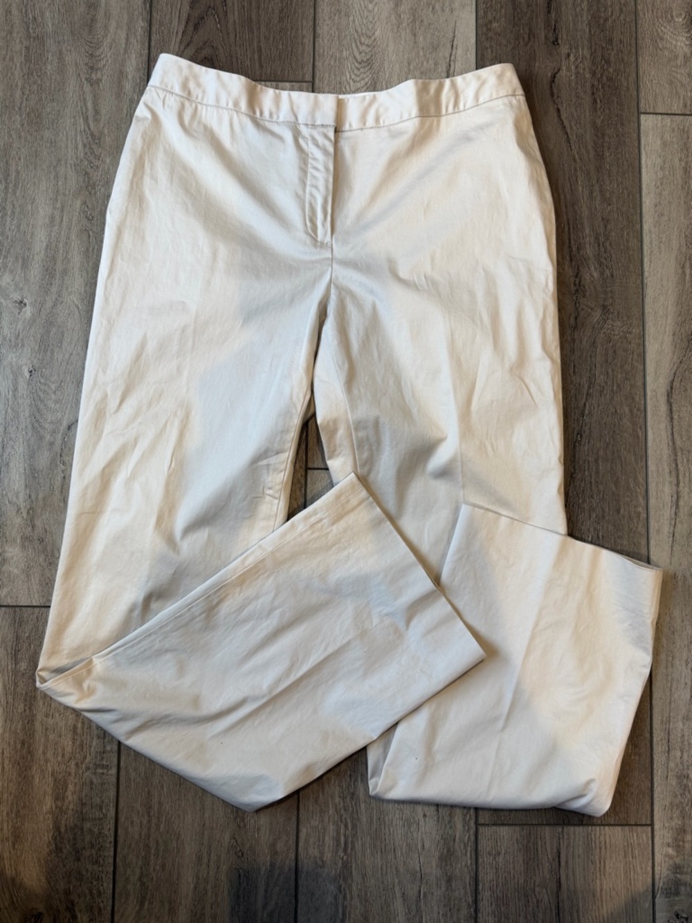 Brooks Brothers Cream Women's Dress Pants - Catherine Fit (8)
